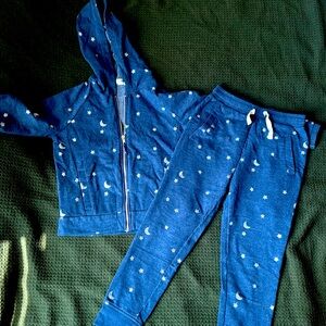 Girl navy matching set- hoodie and pants